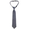 Retreez Solid Matte Color Woven Microfiber Pre-tied Boy's Tie -