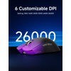 EWEADN S9 Pro Wireless Gaming Mouse, 59G Ergonomic Computer Mouse,