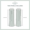 Exclusive Home Curtains Delano Panel Pair, 54x84, Vanilla