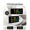 Netzu Projection Alarm Clock, Digital Clock with 350° Rotatable Projector,