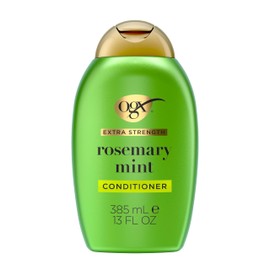OGX Extra Strength Refreshing Scalp + Rosemary Mint Conditioner, Nourishing Hair & Scalp Conditioner Infused with Rosemary for Healthy-Looking Hair, Sulfate-Free Surfactants, 13 fl. oz