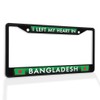 Metal Insert License Plate Frame I Left My Heart in
