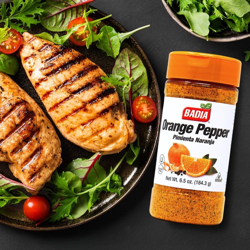 Badia Orange Pepper Seasoning, 6.5 oz - Pepper, Garlic &
