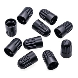 MEAJOO 50PCS TPMS Tire Valve Long Stem Caps, Black Plastic Wheel Tire Valve Stem for TR20008 TPMS, Universal Long Stem Caps for Cars, SUV, Trucks, Bikes, Motorcycles, Bicycles