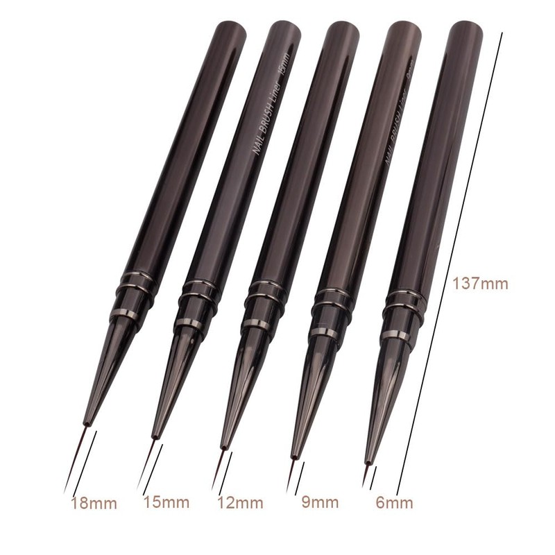 Bestgle Nail Art Brush Fine Line Drawing Tool Acrylic Gel