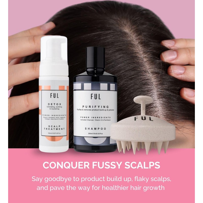 FUL Detox Scalp Treatment, 150ml, with Turmeric and Aloe Vera,