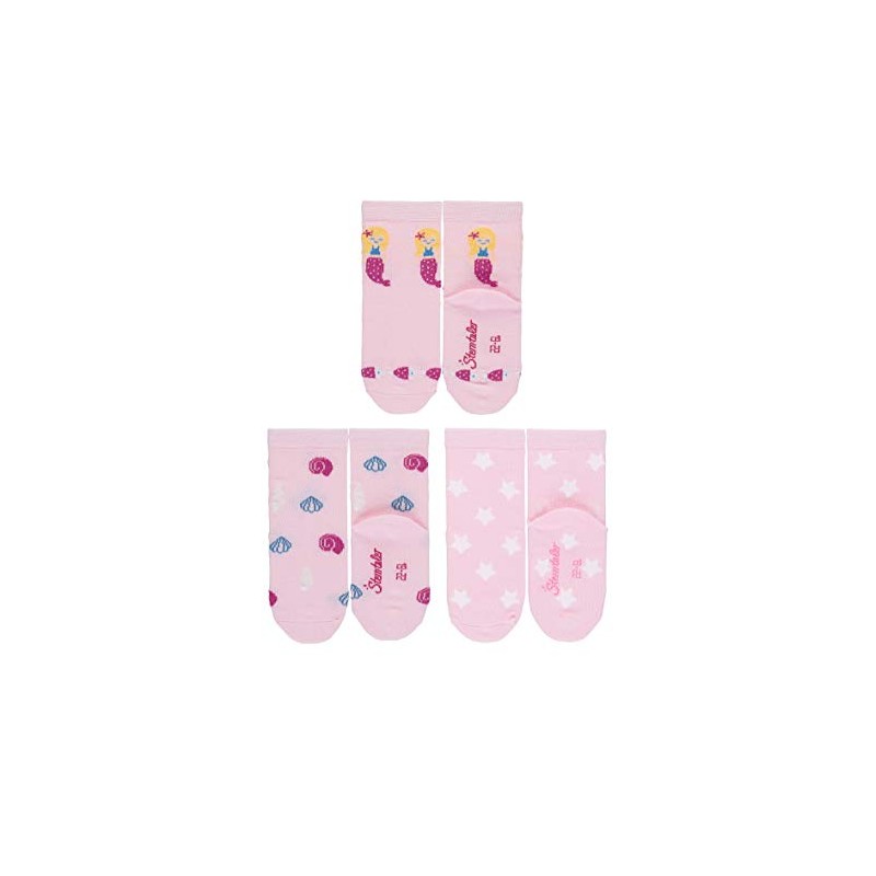 Sterntaler Baby Girls' Socks Pack of 3 Mermaid Socks, per
