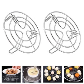 Instant Pot Trivet, Wide Application High Hardness Stainless Steel Steamers Rack for Baking for Cooling Food for Home(15.5CM)