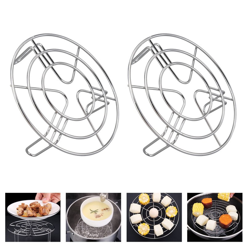 Instant Pot Trivet, Wide Application High Hardness Stainless Steel Steamers