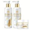 Kit Shampoo Acondicionador Y Mascarilla Biotina Colágeno