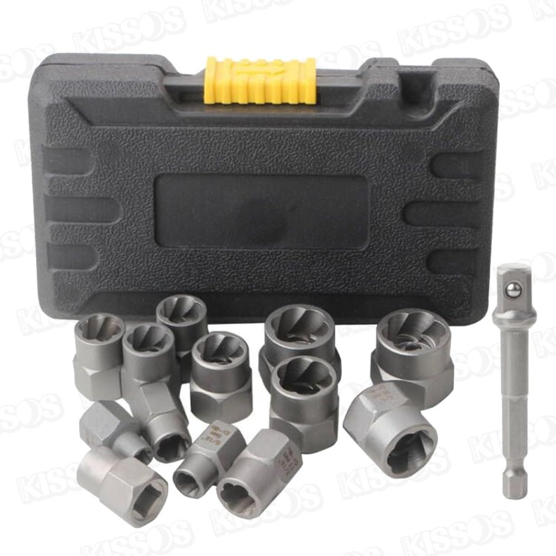 Impact Bolt Nut Remover Removal Tool with Dedicated Case Set