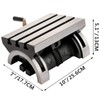 BestEquip Tilting Milling Table 10x7inch Tilting Angle Milling Machine 0-90°Adjustable