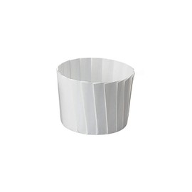 Welcome Home Brands GP003 White Pleated Paper Baking Cup 5.1 Ounce Volume, 2.3 Inch Diameter x 2 Inch High - Pack of 70