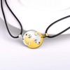 Feilok Couples Stainless Steel Chain Puzzle Cat Necklace Friendship Chain