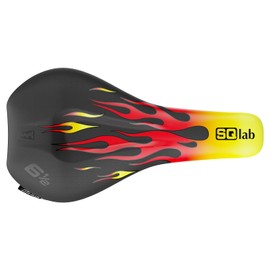 6½ Ergowave Flames Ergonomic Children's Bicycle Saddle SQlab Black/Yellow