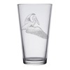 HullSpeed Designs Pelican Engraved Pint & Beer Glasses (Set of