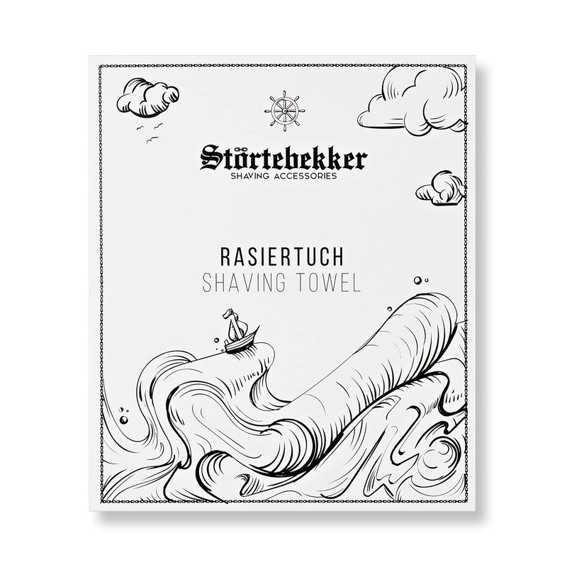 Störtebekker Premium Shaving Towel Made of 100% Cotton - Made