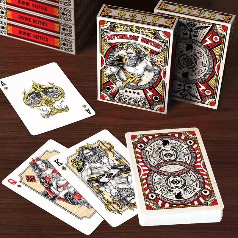 99FOX Mythology Deities Playing Cards Gods Goddesses Card Deck for