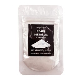 PolyColor Mica Powder for Epoxy Resin Kits - Metallic Effects Pigment Dye Powder for Casting Resin, Arts and Crafts, Great for Jewelry Making, Countertops, Car Paint and Molds (Pearl Metallic)