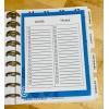 Handmade To Do List (Work/Home) Dashboard Insert for use with