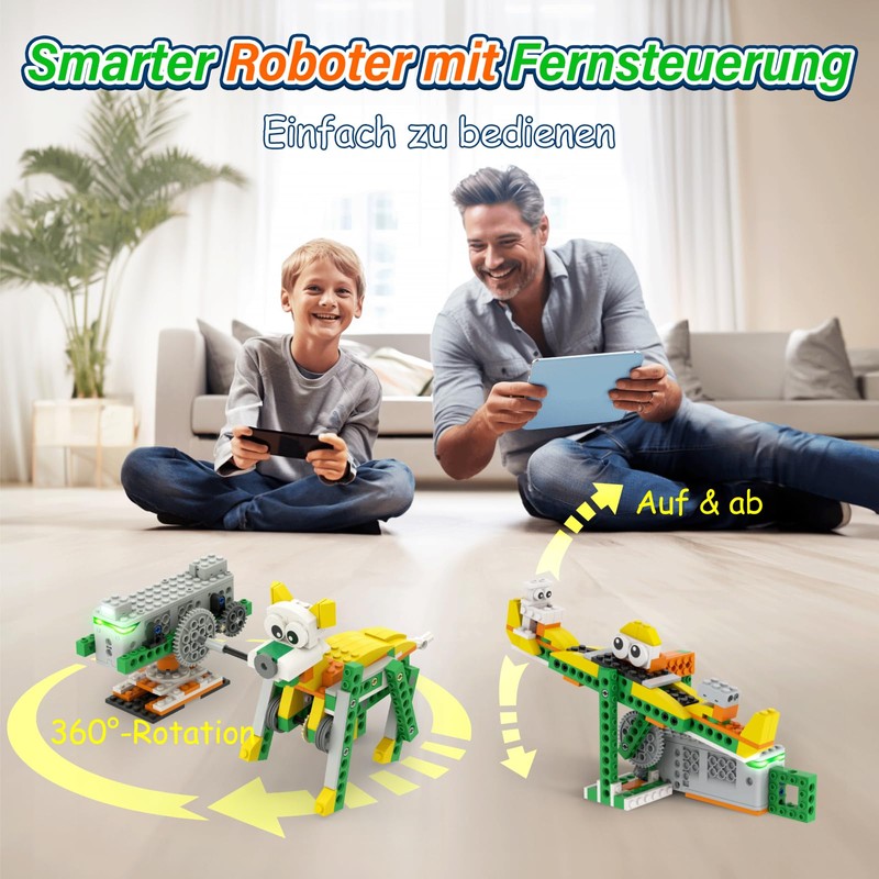 Apitor Robot Q 20-in-1 Programmable Toy for Children, STEM Toy