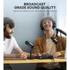 MAONO Micrófono PC Dinámico XLR, Micrófono Podcast Cardioide para Streaming,