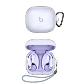 For Beats Powerbeats Pro 2 Case, Clear Transparent for YAJOJO Beats Powerbeats Pro 2 Wireless Earphones TPU Material Charging Case Cover Full Protection Drop Proof Shockproof Dustproof Scratch Proof