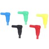 10Pcs Banana Plug Safety Sealed Protection Shrouded 90 Degree DIY