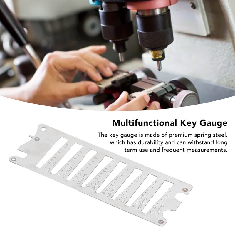 Key Decoder Spring Steel High Accuracy Portable Multifunctional 8 in