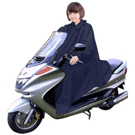 Unisex Motorcycle Bicycle Scooter Raincoat, Poncho, Waterproof, One Size Fits Most, Rain Gear, Rain Gap, Outdoor Work, Outdoor, Mother's Day, Father's Day, Gift, 00.navy