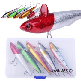 Black-tailed Gull (umineko) 90 mm G Rolling beitoakusyon sinkingu Minnow Set Vibration zigumino- Bass Lure Red Head Bunting Blue etc.