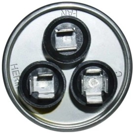 CAPCOM GE Genteq Replacement 40/5 uf 370 VAC Round Dual Capacitor Z97F9849 97F9849