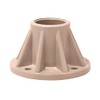 Two Saftron 3" Taupe Surface-Mount Bases for Pool Ladders (SB-3)