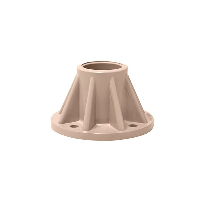 Two Saftron 3" Taupe Surface-Mount Bases for Pool Ladders (SB-3)