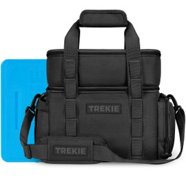 TREKIE Lunch Bag with Large Ice Pack - Insulated Lunch Box for Men Adults - Tactical Lunchbox, Soft Thermal Cooler for Work, Travel, Beach, Camping