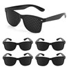YiliYa Pack of 5 Eye Trainer Hole Glasses, Grid Glasses