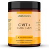 Vitalbotanics Vitamina Naranja Cúrcuma Jengibre 200 Cápsulas 500mg Multivitamínico Suplementos