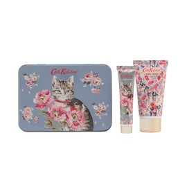 Cath Kidston Caskidson Hand Cream Collection TIN Cat & Flower