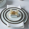Noritake Crestwood Platinum - 5 piece place setting, White, 6"