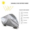 ANFTOP Waterproof Motorcycle Cover XL Winterproof Motorcycle Tarpaulin with Heavy