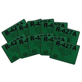 Pack of (10) R-427A / R427A HVAC/R Labels # 79609 Color Coded Refrigerant ID Labels