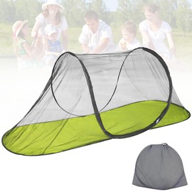 YOUYIKE Mosquito Net Travel Foldable Pop-Up - Mosquito Net Bed 200 x 72 cm Ultralight 360° Protection, 210D Oxford & Fibreglass | Camping, Travel, Indoor | Waterproof & Instant Use (Autumn Green)