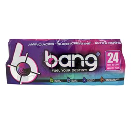 Bang Bang Fuel Your Destiny Cans Variety Pack 24 X 16 FL Ounce Total Net Wt 384 Fl Ounce, 384 Fl Ounce