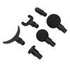 6pcs Deep Tissue Massager Head Set EVA Replaceable Head Attachment
