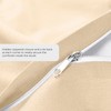 Pure Bedding Duvet Cover Queen [3-Piece, Beige] - 1 Comforter