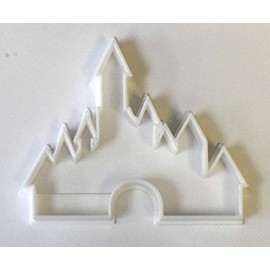 CINDERELLA CASTLE WORLD LAND RESORT PRINCESS SPECIAL OCCASION COOKIE CUTTER BAKING TOOL 3D PRINTED MADE IN USA PR513