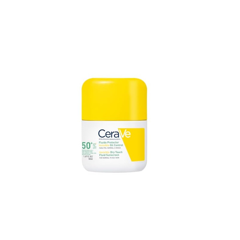 CeraVe Fluido Protector Invisible Oil Control 50FPS protector solar facial