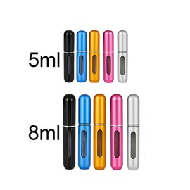 5ML and 8ML Refillable Perfume Bottle Spray For Traveling Canister Organiser - Style: 5ml
