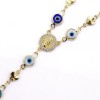 Evil 18k Layered Real Gold Filled EVIL eyes Religious necklaces
