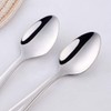 SBOMHS Espresso Spoon Small 14 cm Coffee Spoon Set Silver